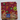 Multi-coloured Falguni floral patterned Dupatta with Burgundy base and golden border