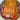 Semi Pattu - Orange with Dark Brown Border