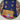 Enchanting Elegance: Semi Pattu Saree with Captivating Floral Design in Dark Blue Color with Golden motif work